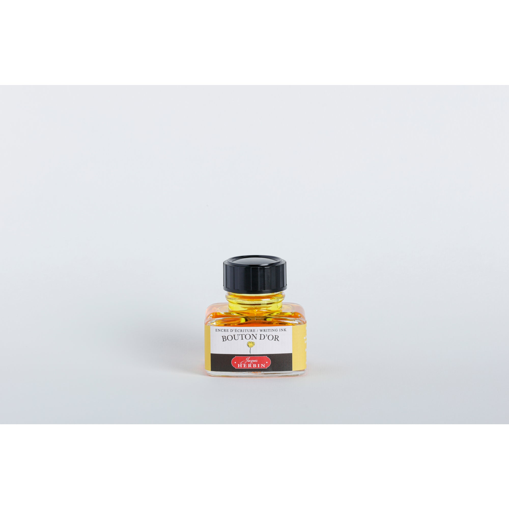 Jacques Herbin La Perle des Encres Writing Ink 30 mL Bouton D'Or (Gold Button)