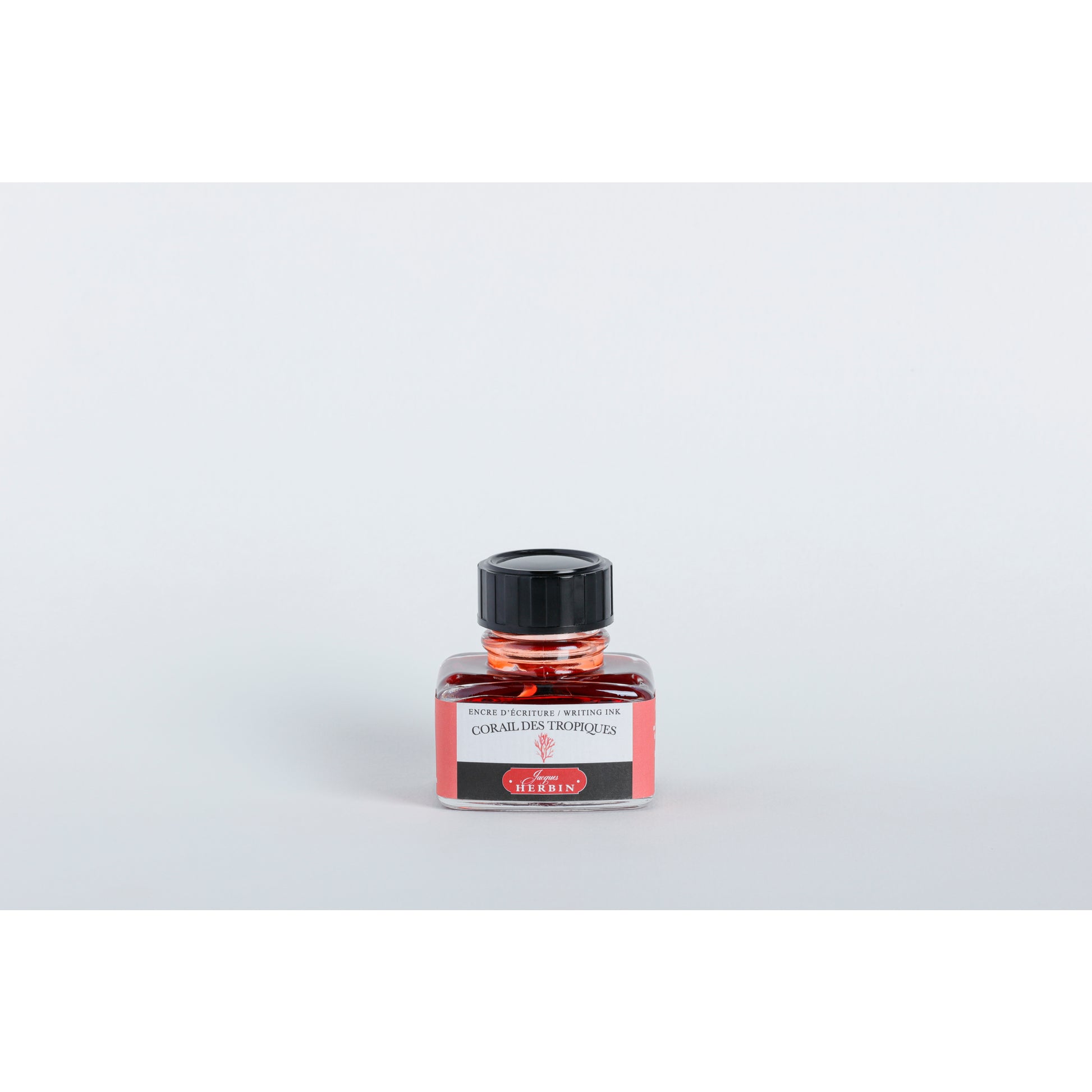 Jacques Herbin La Perle des Encres Writing Ink 30 mL Corail des tropiques (Tropical Coral)