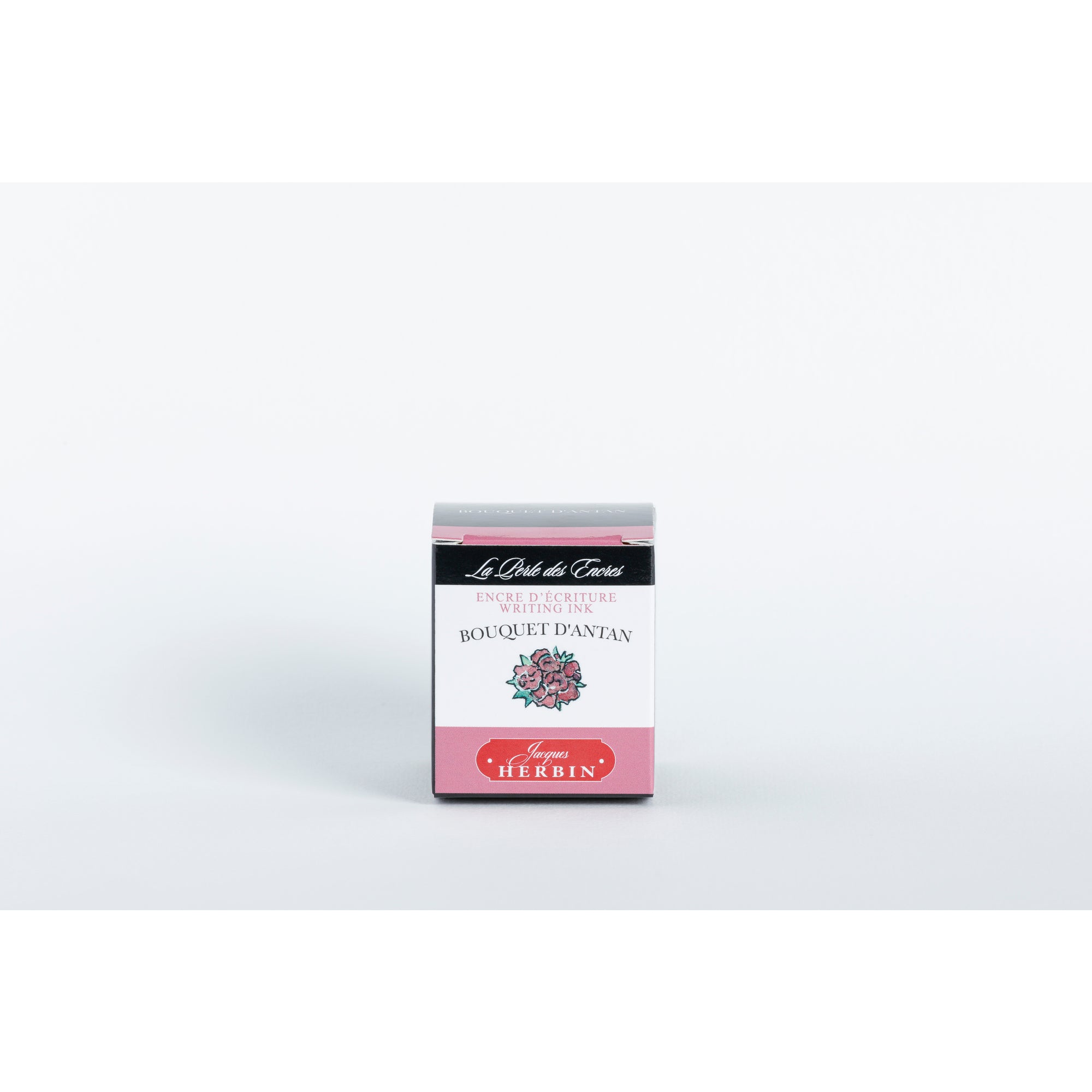 La Perle des Encres Writing Ink 30 mL Bouquet d'Antan (Bouquet of Yesteryear Pink)