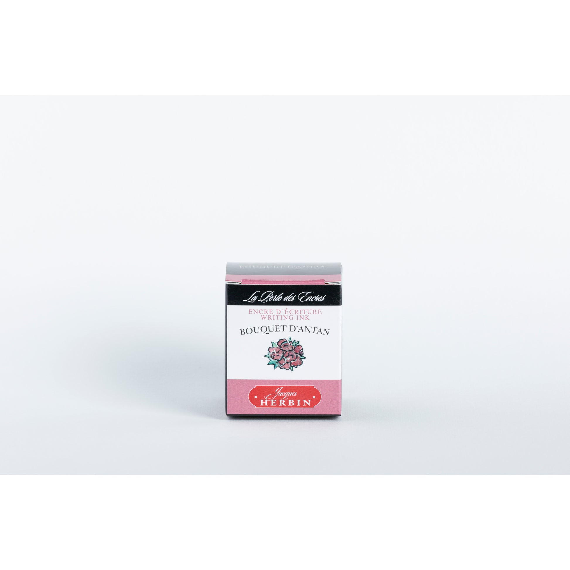 La Perle des Encres Writing Ink 30 mL Bouquet d'Antan (Bouquet of Yesteryear Pink)