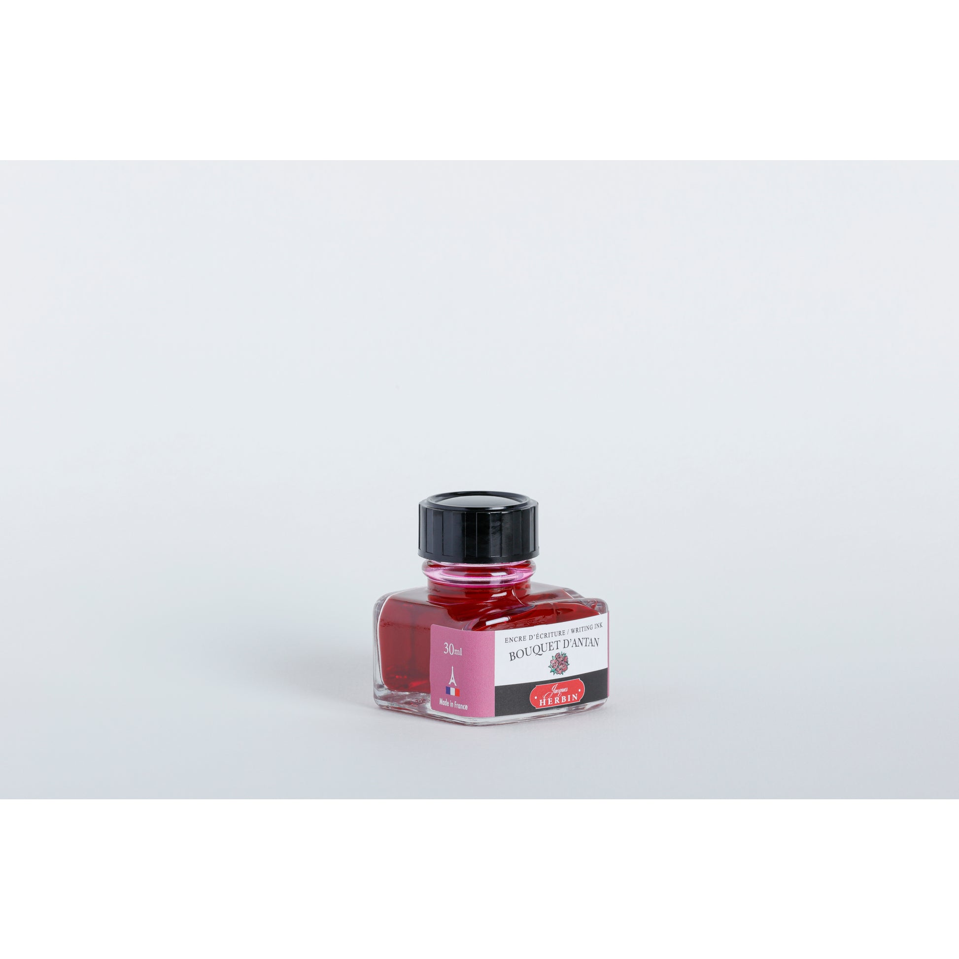 La Perle des Encres Writing Ink 30 mL Bouquet d'Antan (Bouquet of Yesteryear Pink)