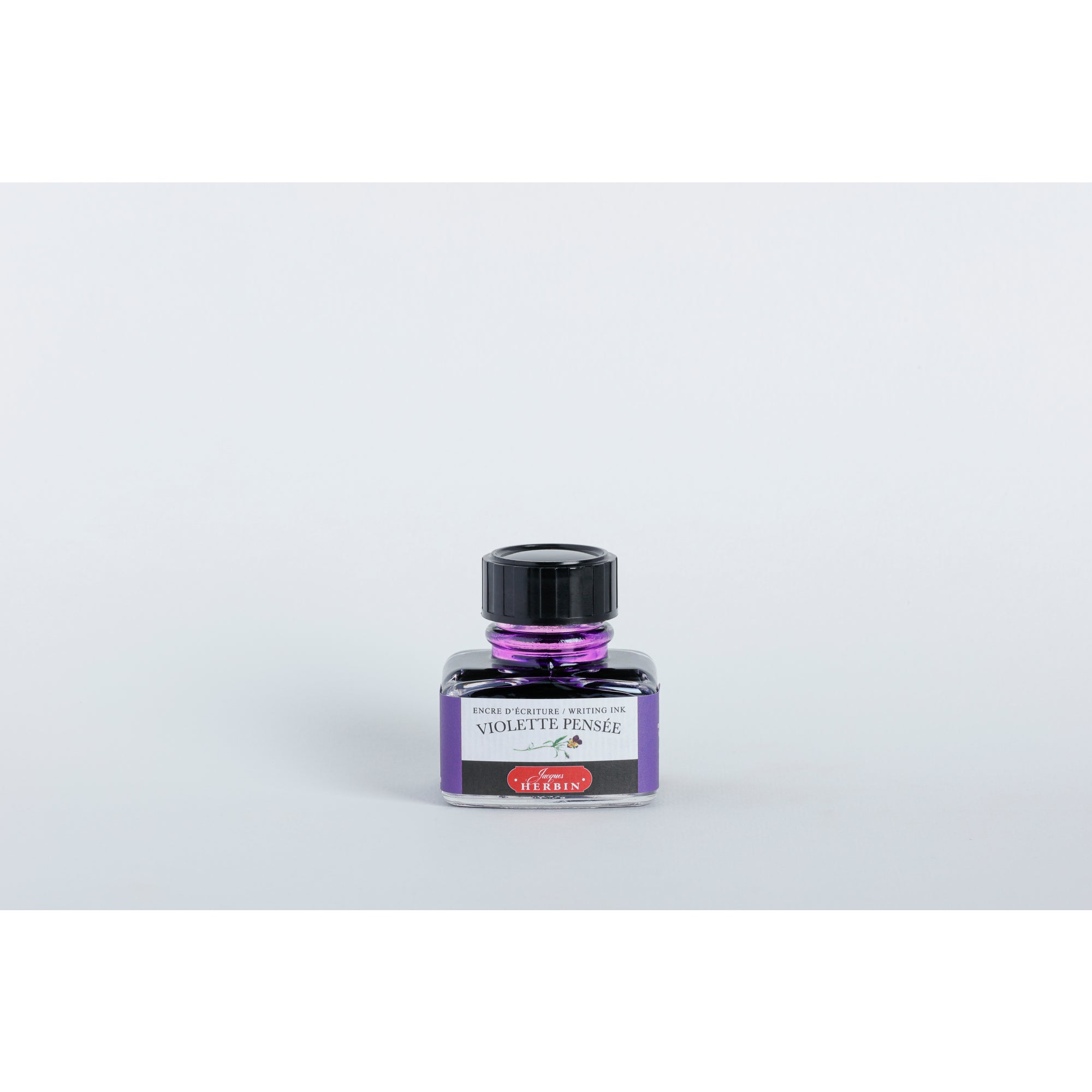 Jacques Herbin La Perle des Encres Writing Ink 30 mL Violette Pensee (Violet Pansy)