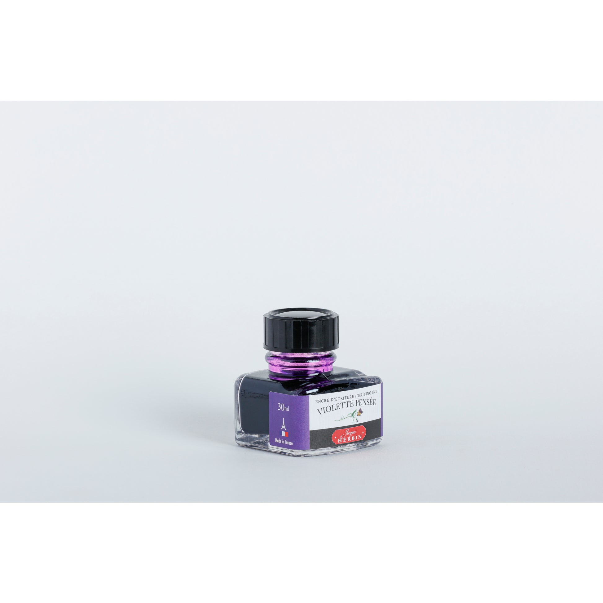 La Perle des Encres Writing Ink 30 mL Violette Pensee (Violet Pansy)