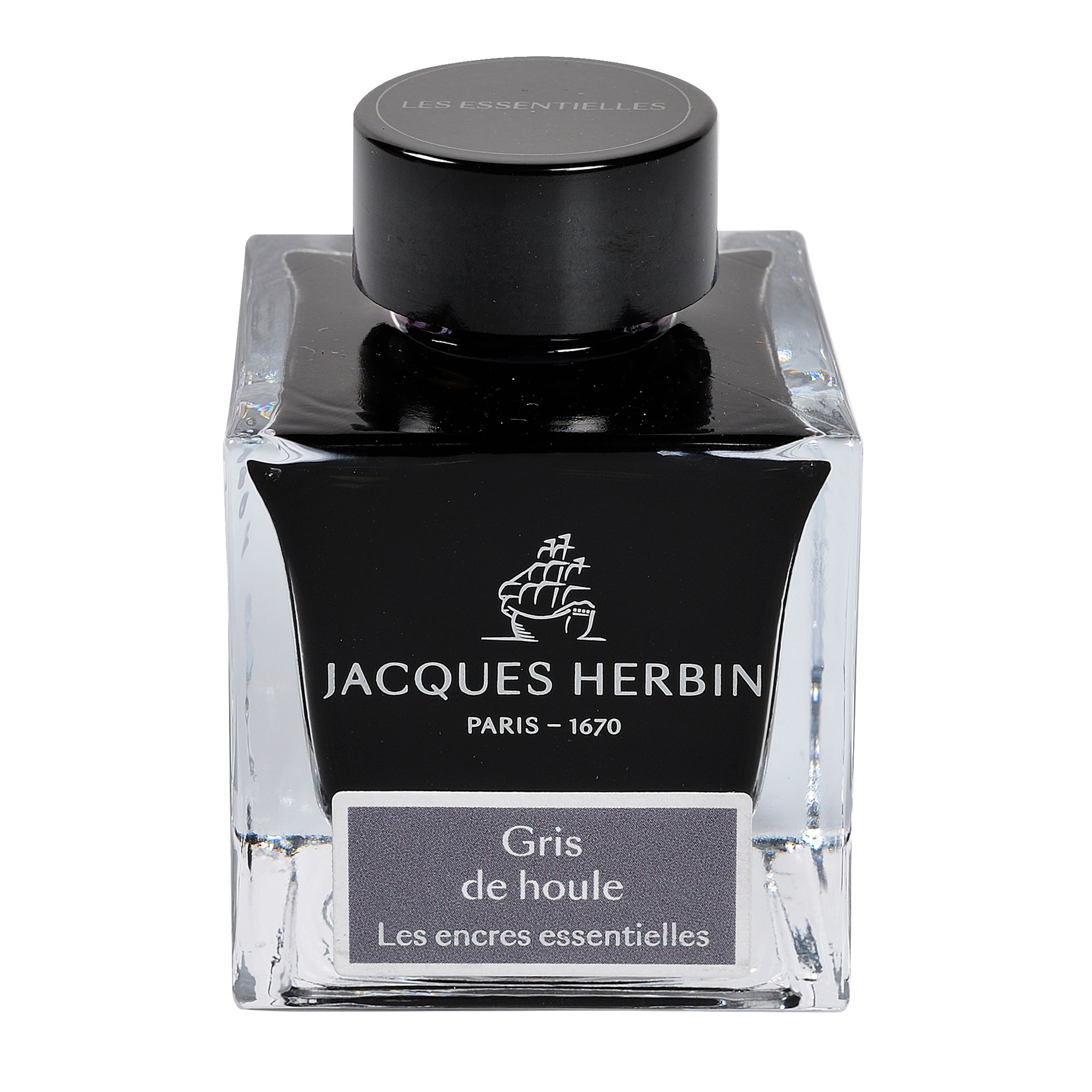 Jacques Herbin Prestige Essentials Writing Ink 50 mL Gris de Houle (Grey Swell)