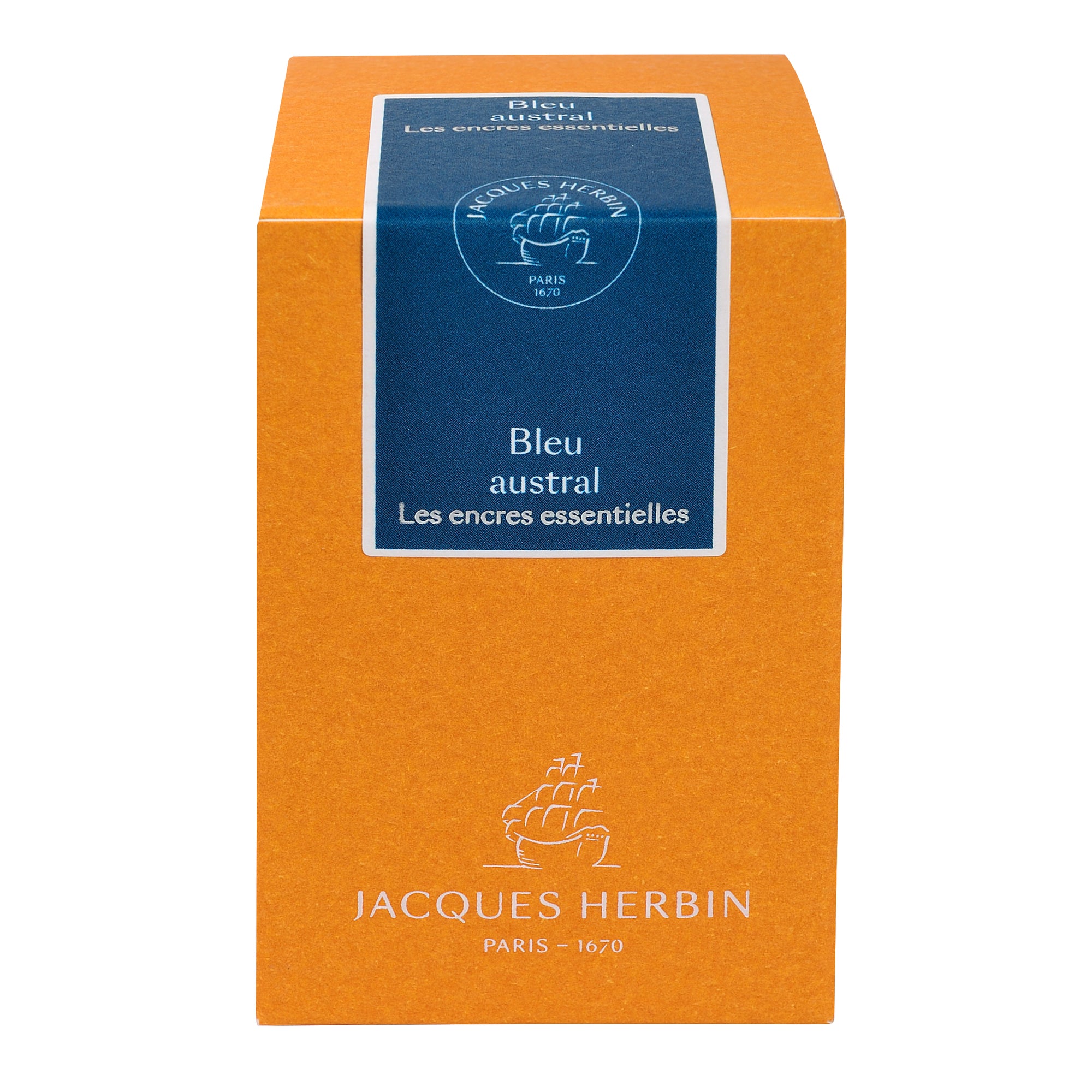 Jacques Herbin Prestige Essentials Writing Ink 50 mL Bleu Austral (Southern Blue)