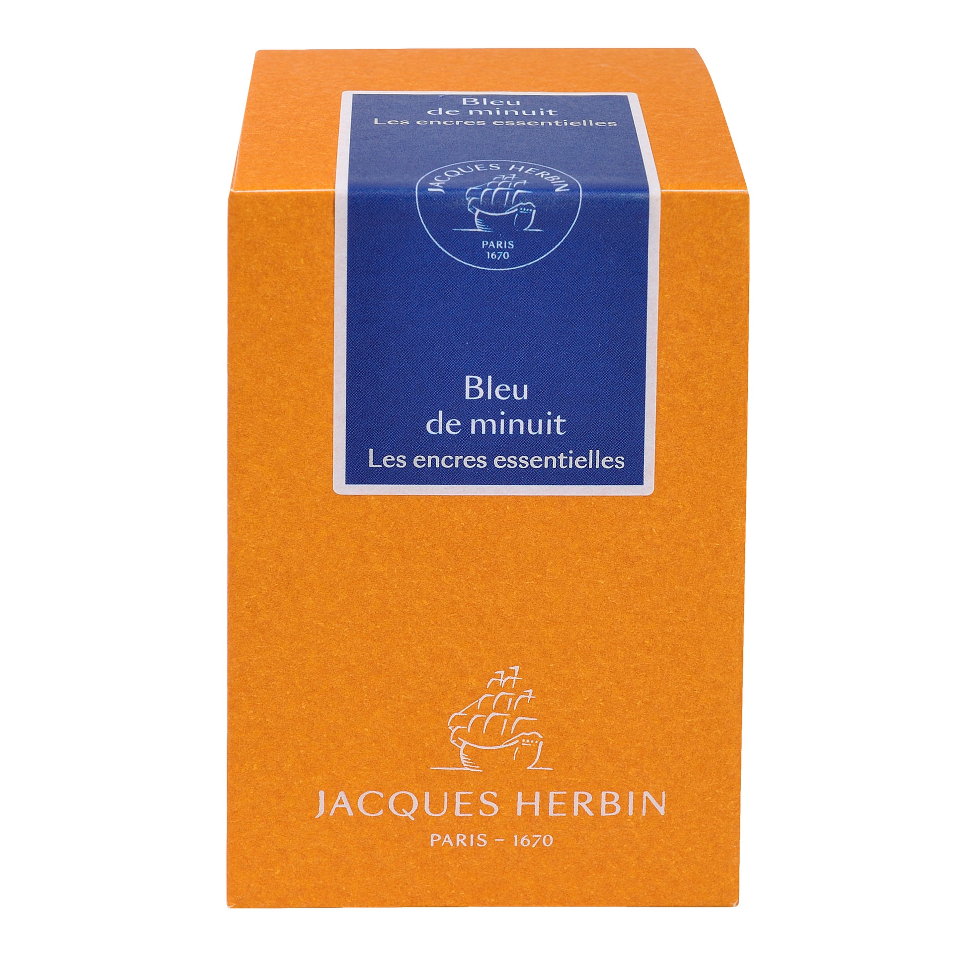 Jacques Herbin Prestige Essentials Writing Ink 50 mL Bleu de Minuit (Midnight Blue)