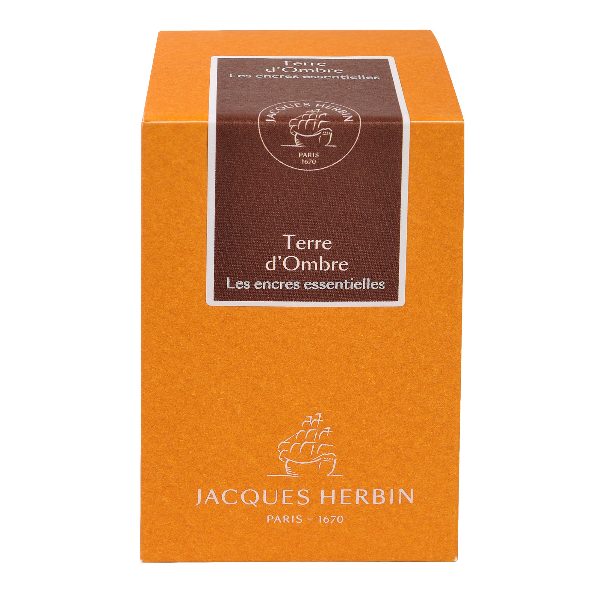 Jacques Herbin Prestige Essentials Writing Ink 50 mL Terre d'Ombre (Earth Brown)