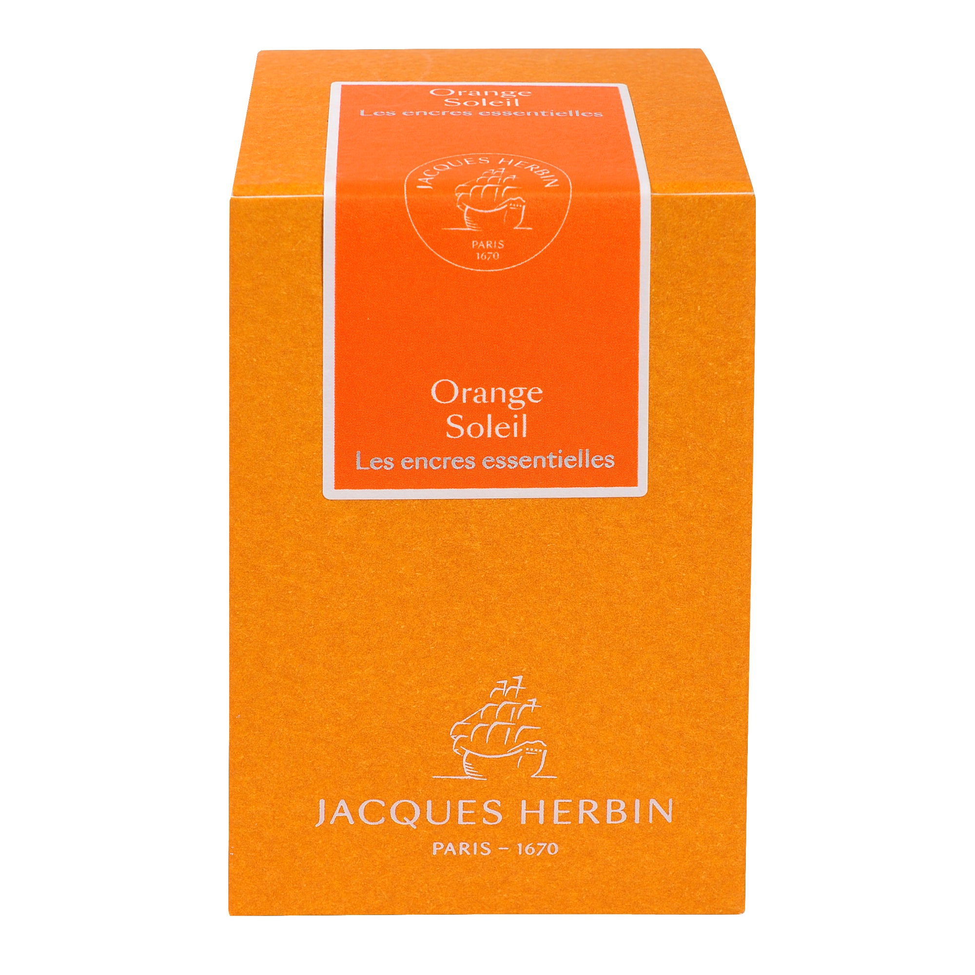 Jacques Herbin Prestige Essentials Writing Ink 50 mL Orange Soleil (Orange Sun)