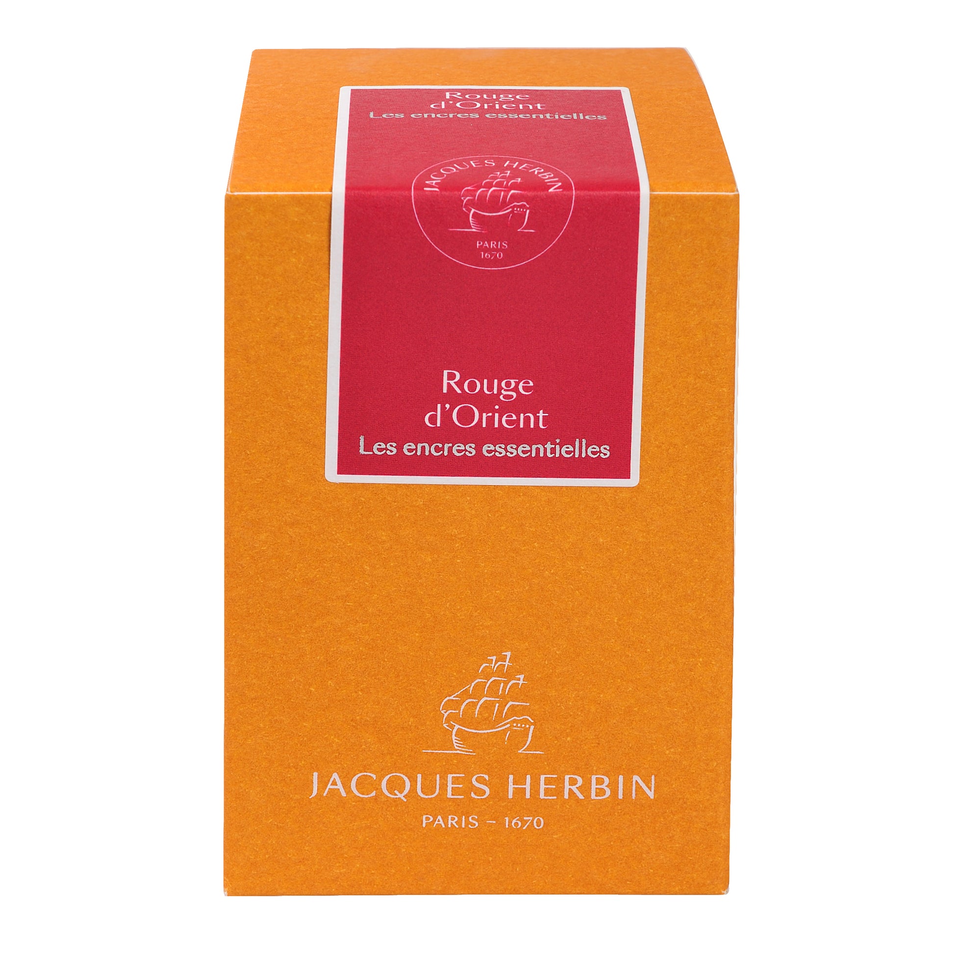 Jacques Herbin Prestige Essentials Writing Ink 50 mL Rouge d'Orient (Oriental Red)