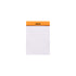 Rhodia No. 13 Top Stapled Notepad A6 Lined Orange