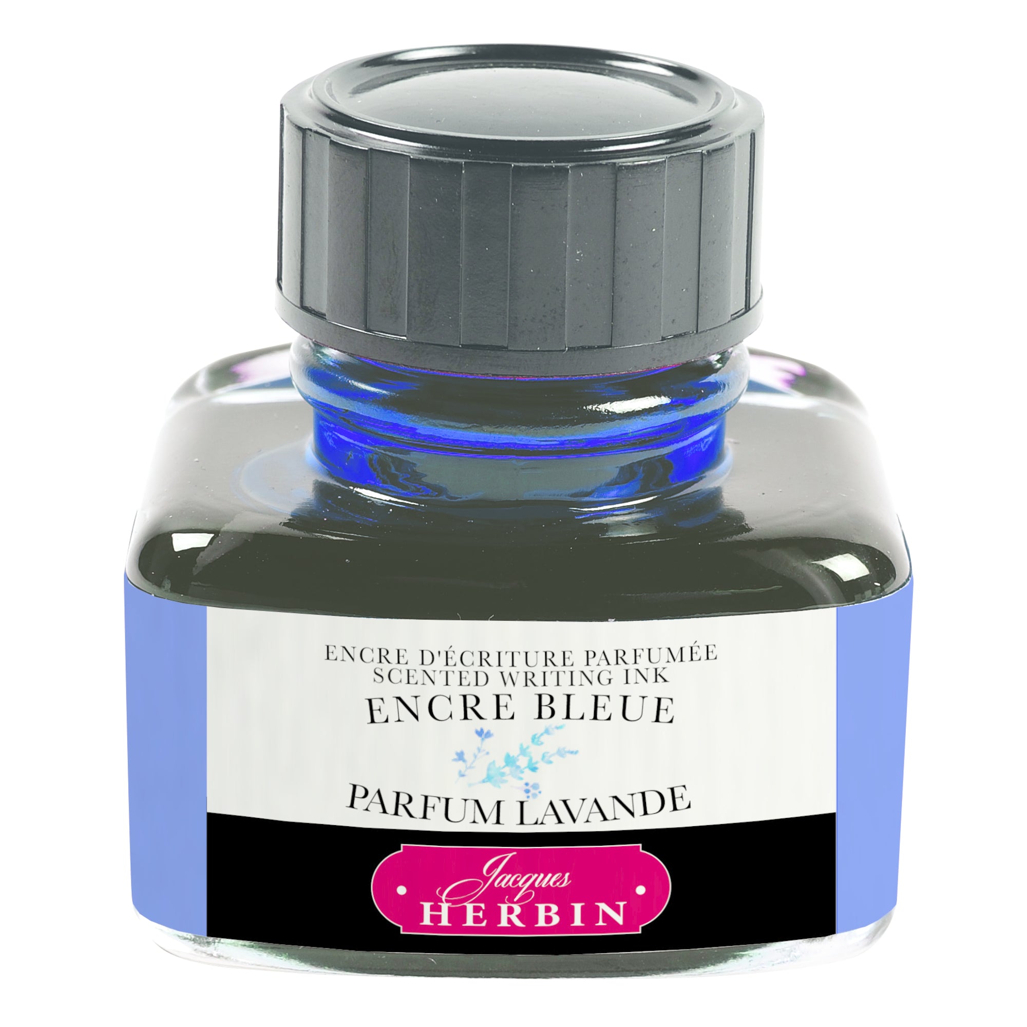 Jacques Herbin Scented Writing Ink 30 mL Blue (Lavender Fragrance)