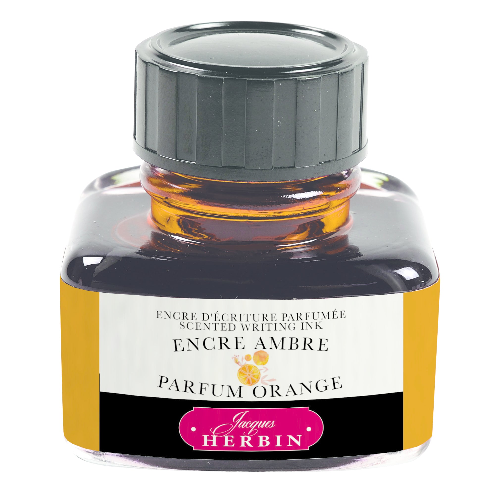 Jacques Herbin Scented Writing Ink 30 mL Amber (Orange Fragrance)