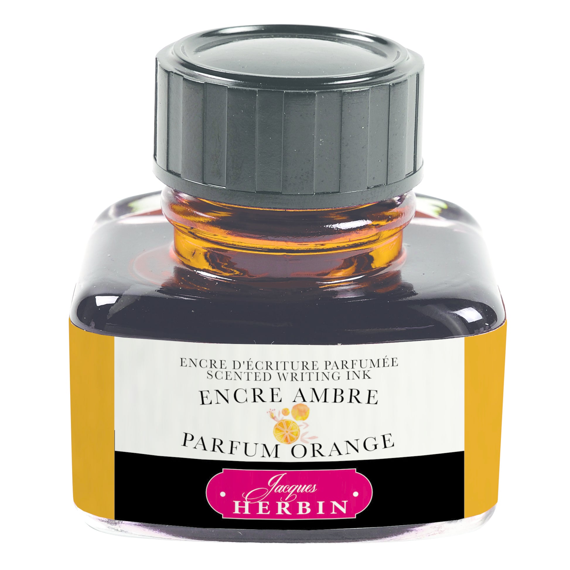 Jacques Herbin Scented Writing Ink 30 mL Amber (Orange Fragrance)