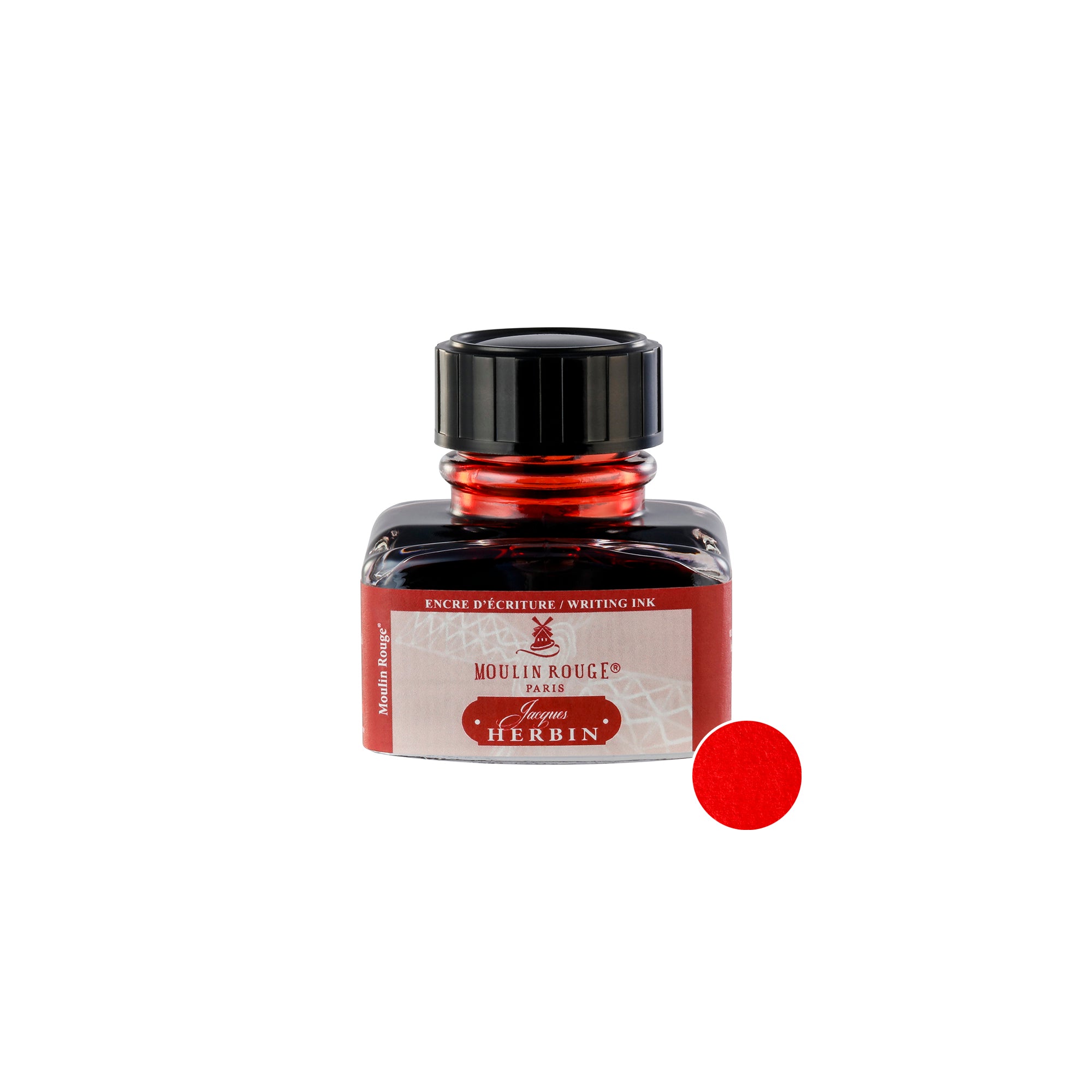 Jacques Herbin The Colours of Paris D Writing Ink 30mL Bottle Moulin Rouge