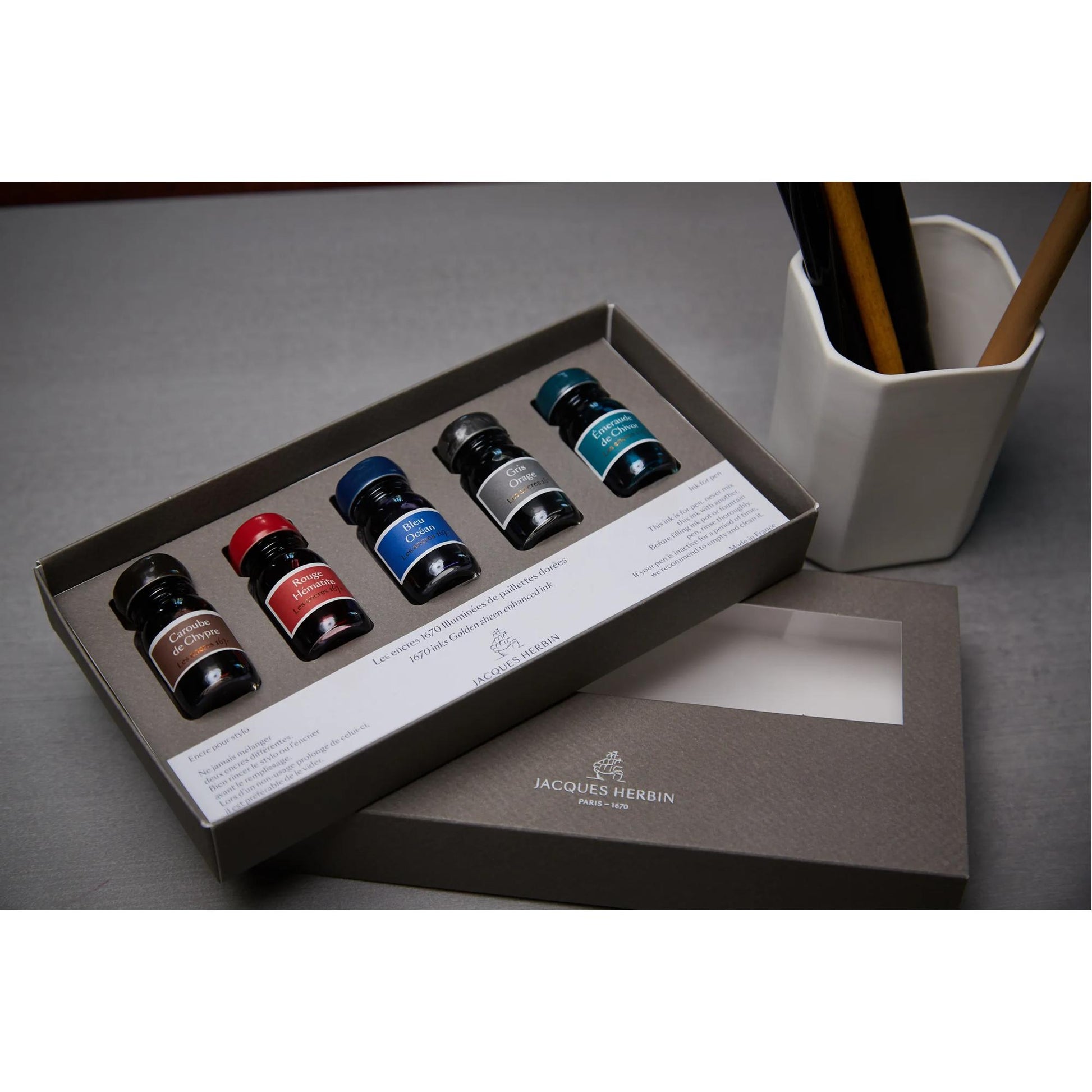 Jacques Herbin Prestige 1670 Writing Inks Gift Set