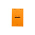 Rhodia No. 14 Top Stapled Notepad 11 x 17 cm Lined Orange