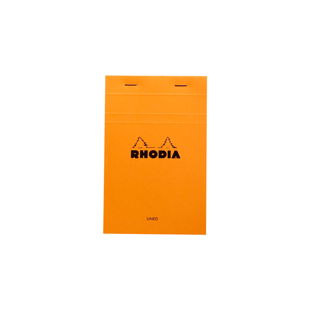 Rhodia No. 14 Top Stapled Notepad 11 x 17 cm Lined Orange