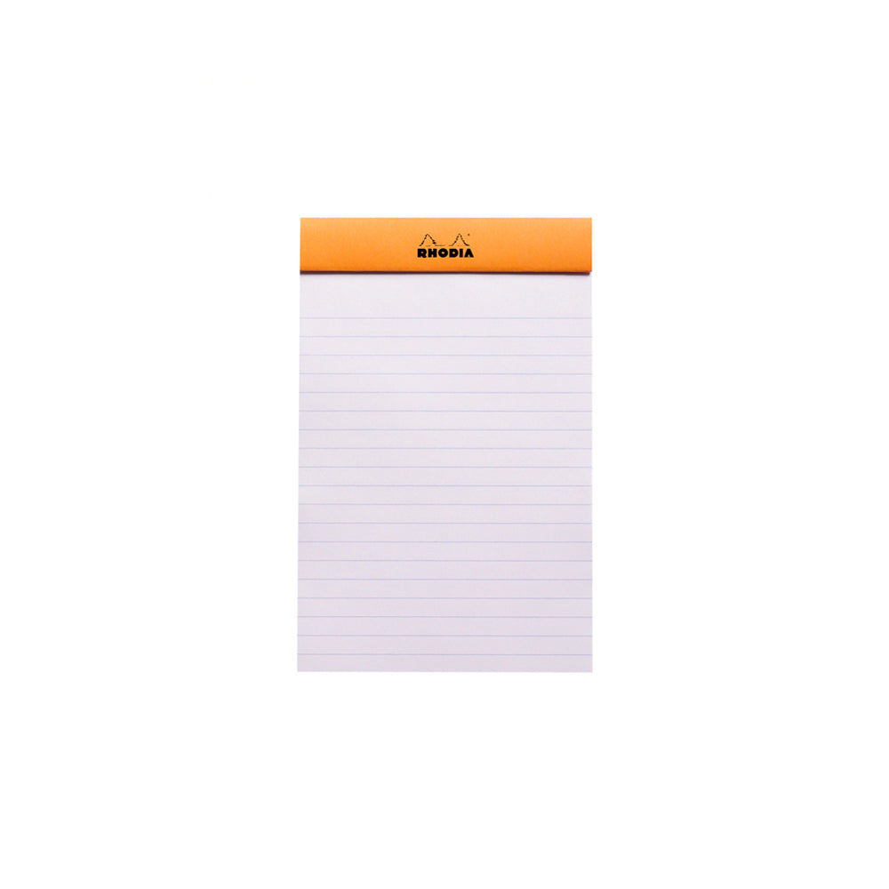 Rhodia No. 14 Top Stapled Notepad 11 x 17 cm Lined Orange