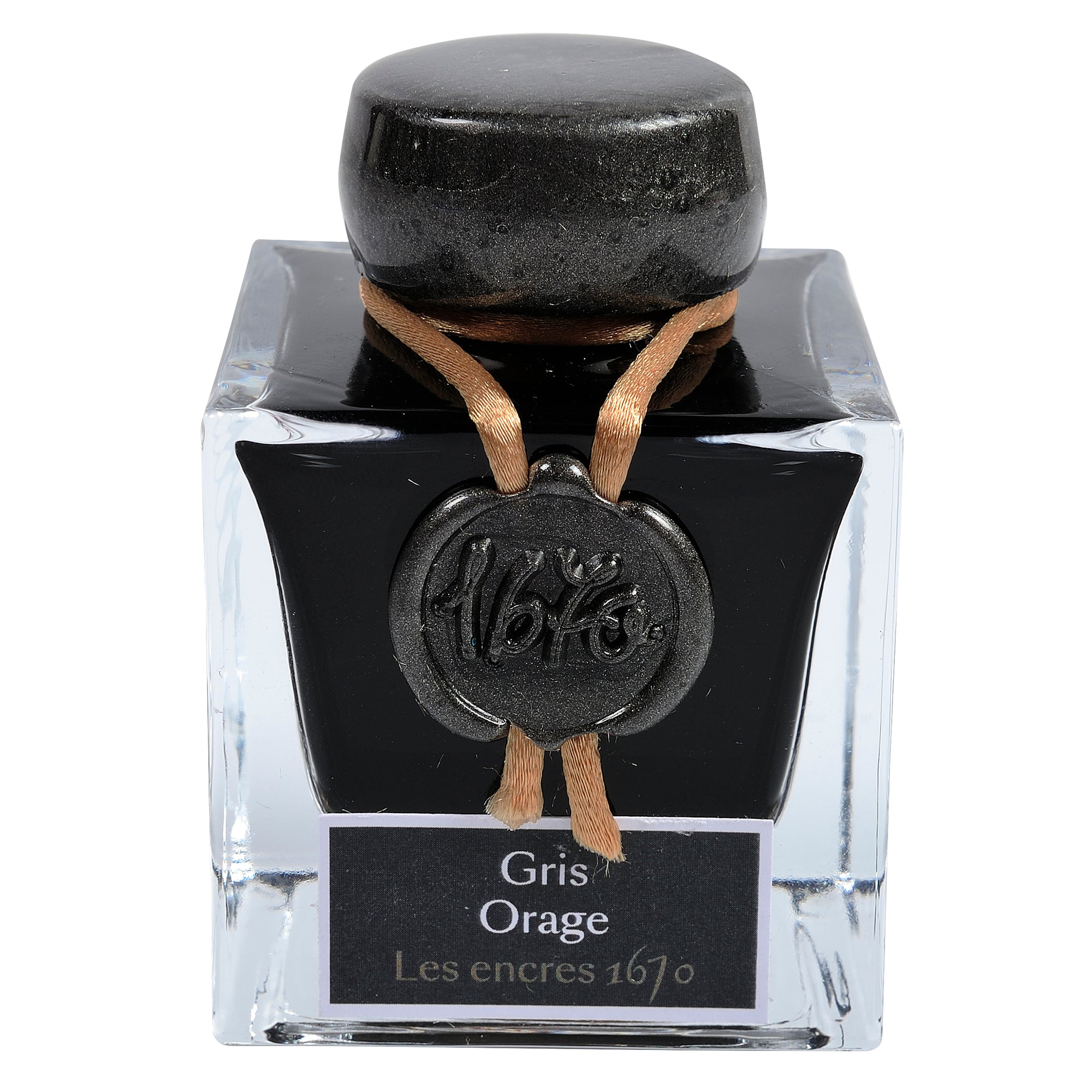Jacques Herbin Prestige 1670 Writing Ink 50 mL Gris Orage (Stormy Grey)