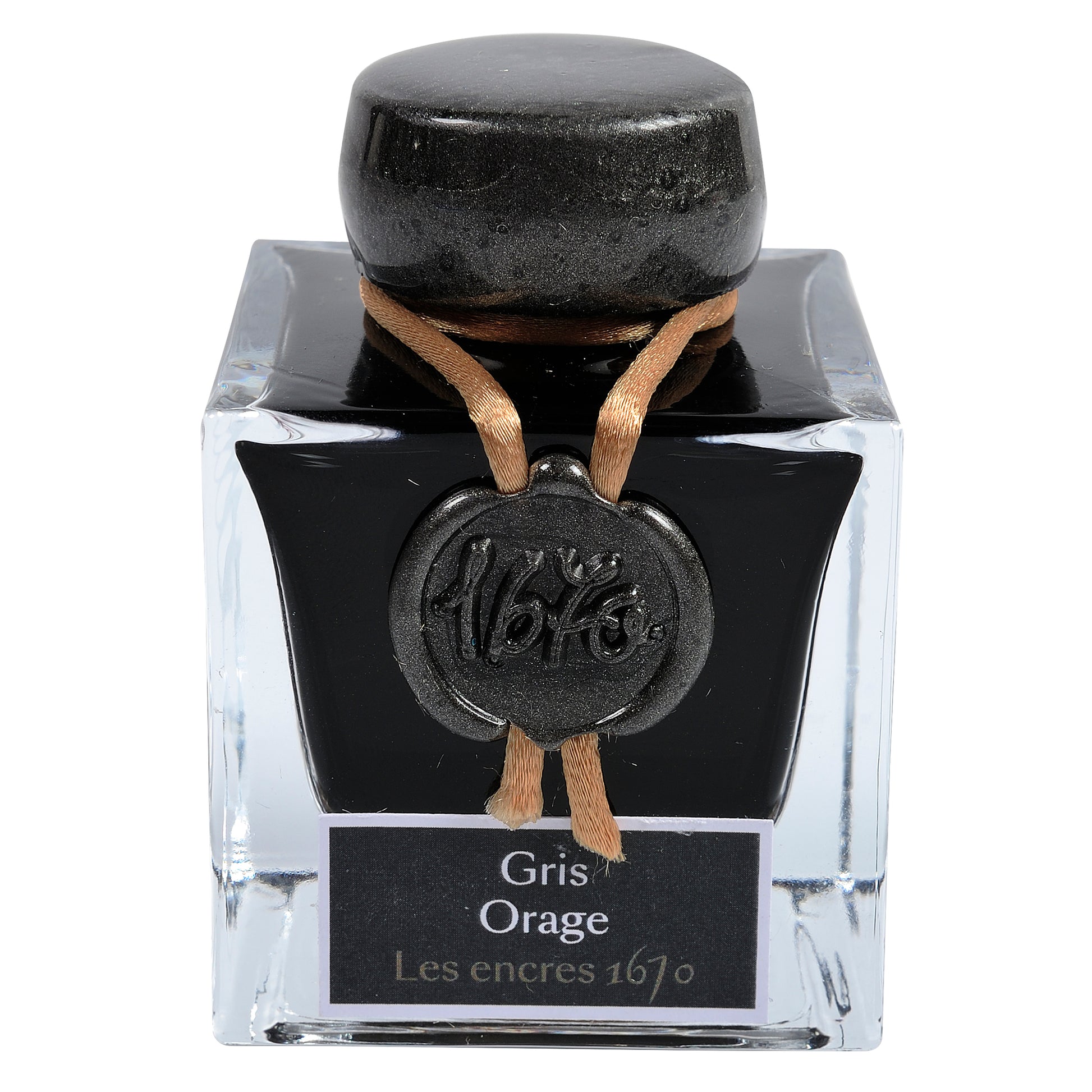 Jacques Herbin Prestige 1670 Writing Ink 50 mL Gris Orage (Stormy Grey)