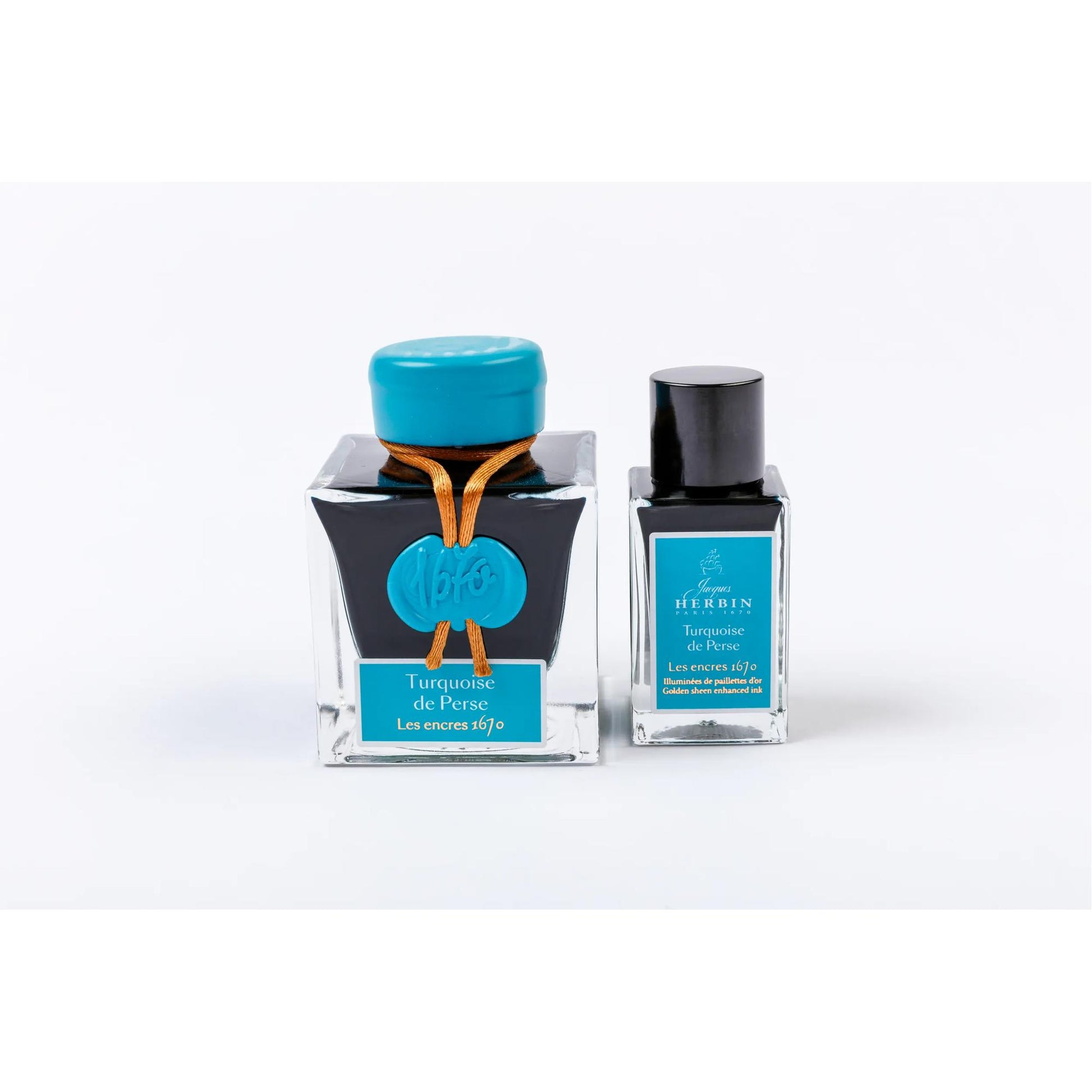 Jacques Herbin Prestige 1670 Writing Ink 50 mL Turquoise de Perse (Persian Turquoise)
