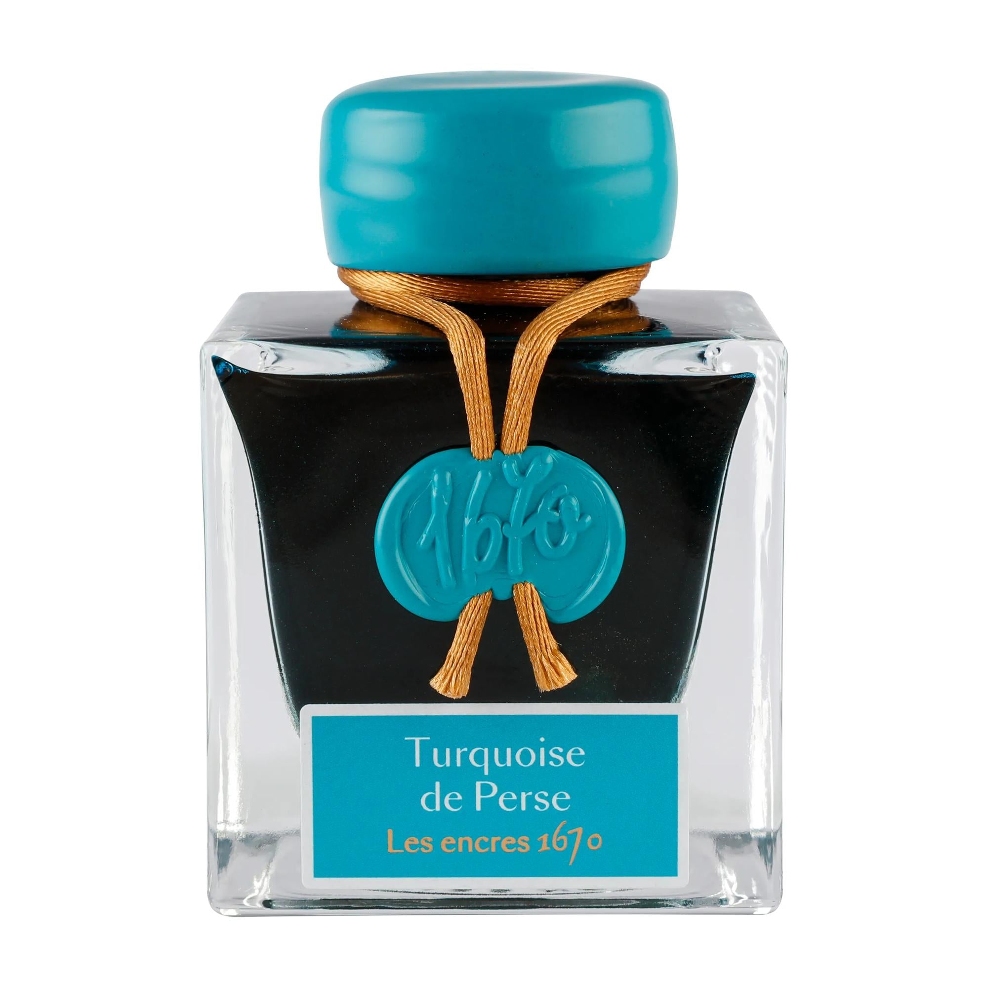 Jacques Herbin Prestige 1670 Writing Ink 50 mL Turquoise de Perse (Persian Turquoise)