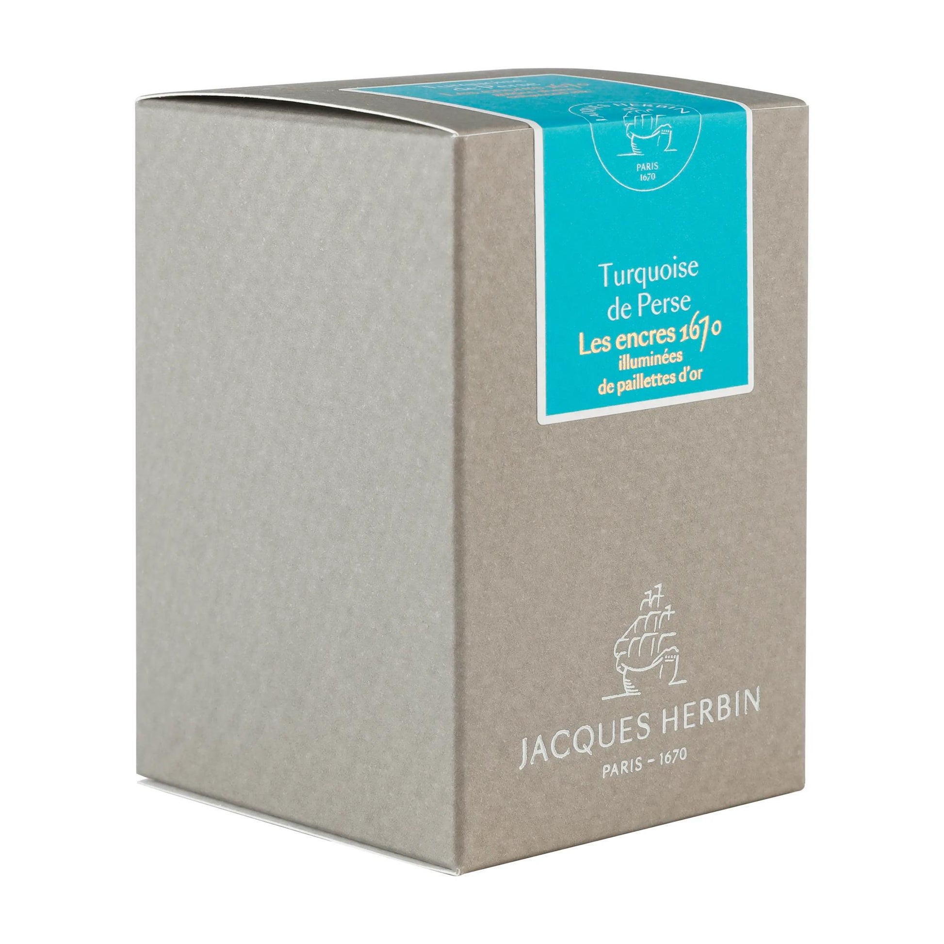Jacques Herbin Prestige 1670 Writing Ink 50 mL Turquoise de Perse (Persian Turquoise)