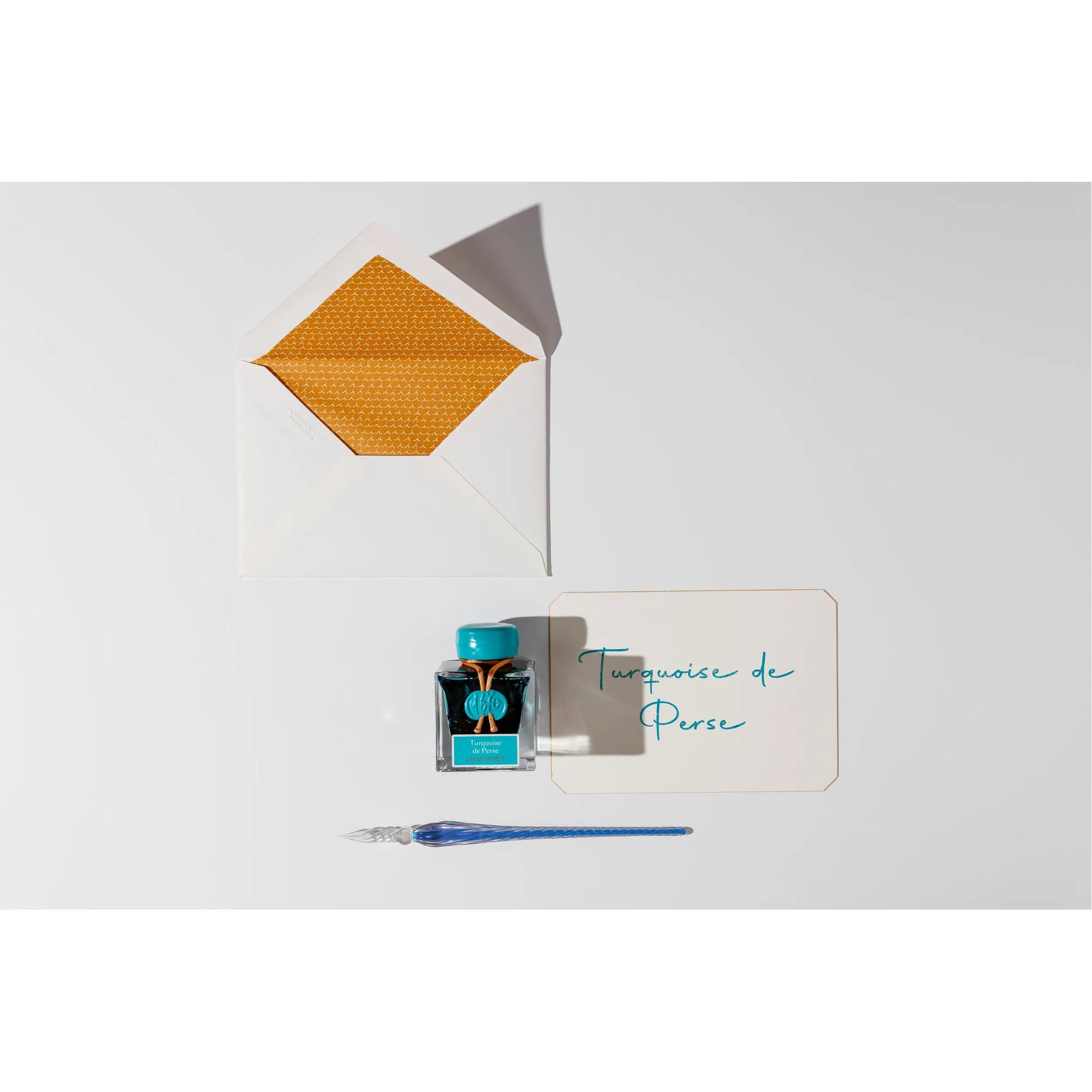 Jacques Herbin Prestige 1670 Writing Ink 50 mL Turquoise de Perse (Persian Turquoise)