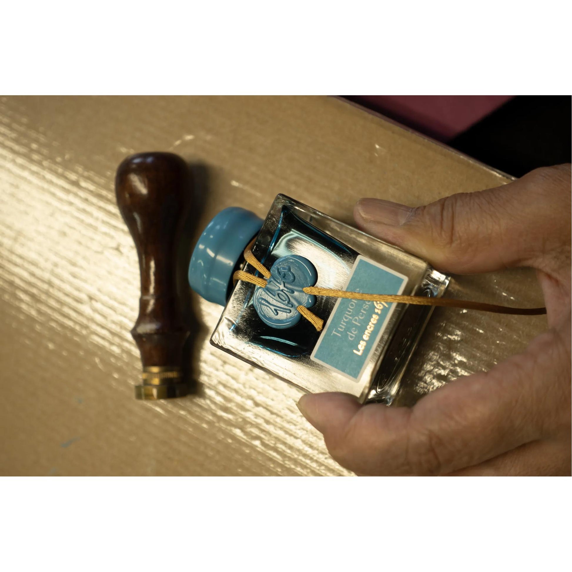 Jacques Herbin Prestige 1670 Writing Ink 50 mL Turquoise de Perse (Persian Turquoise)