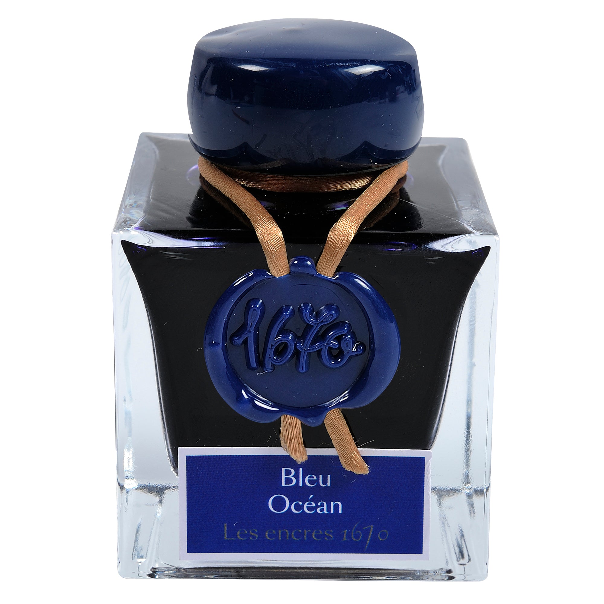 Jacques Herbin Prestige 1670 Writing Ink 50 mL Bleu Ocean (Ocean Blue)