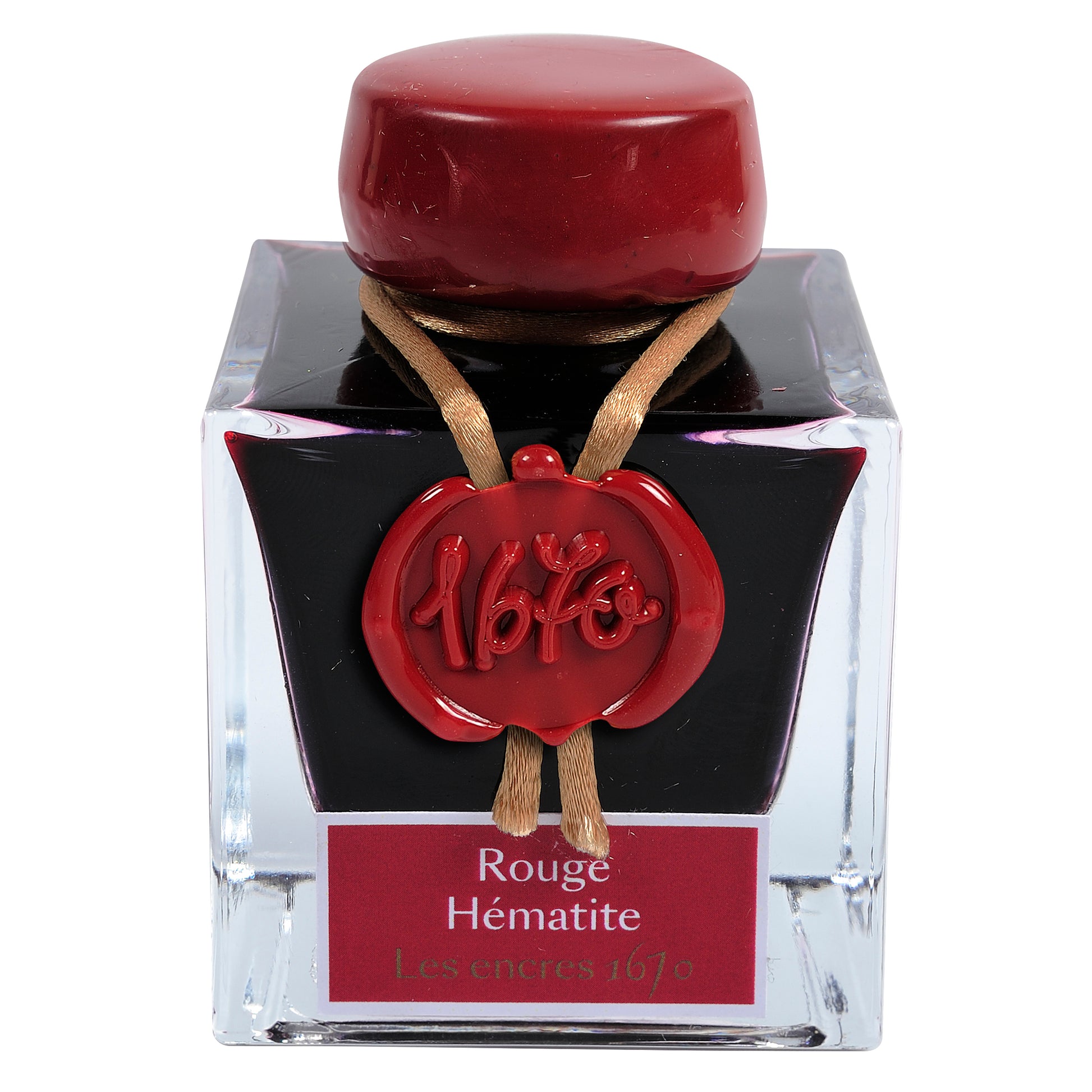 Jacques Herbin Prestige 1670 Writing Ink 50 mL Rouge Hematite (Red Hematite)