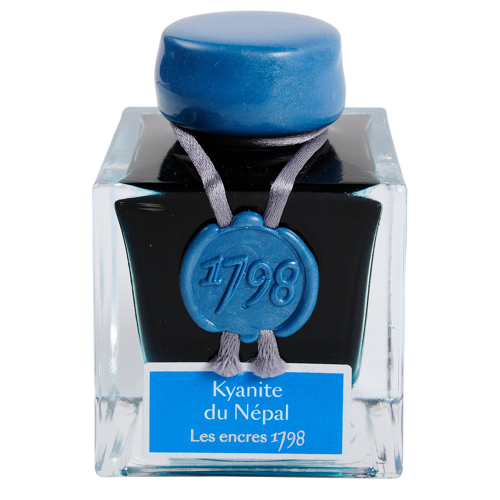 Jacques Herbin Prestige 1798 Writing Ink 50 mL Kyanite du Nepal (Blue Kyanite)