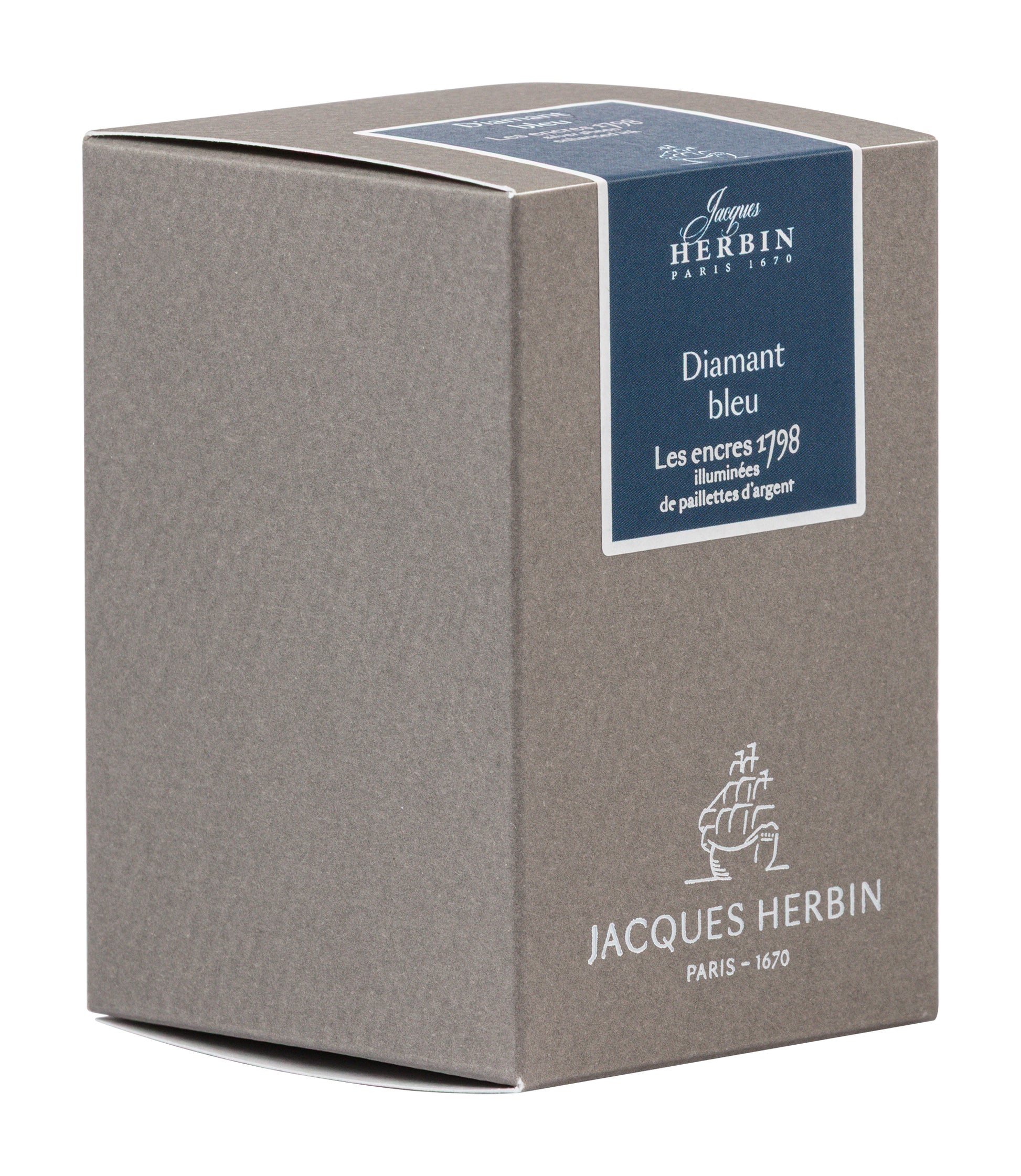 Jacques Herbin Prestige 1798 Writing Ink 50 mL Diamant Bleu