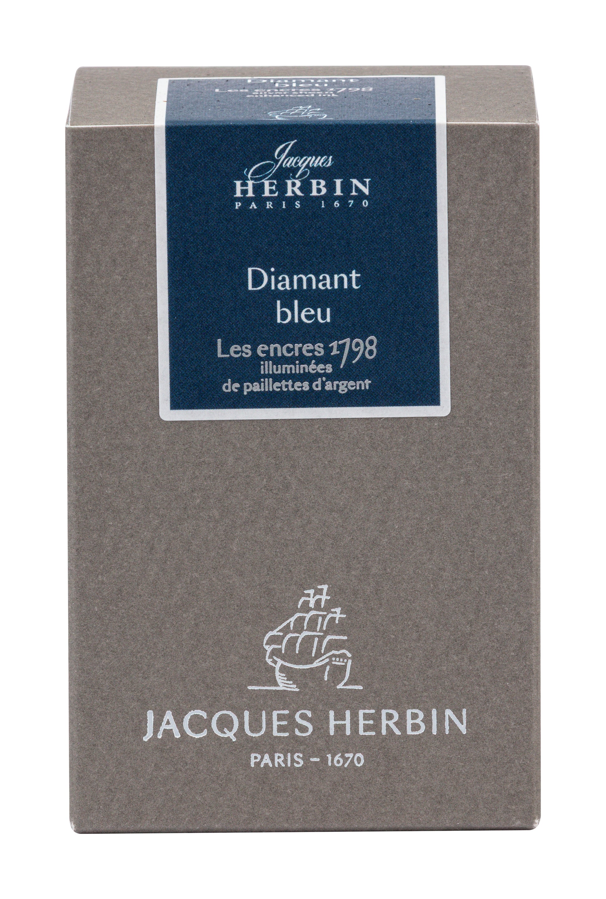 Jacques Herbin Prestige 1798 Writing Ink 50 mL Diamant Bleu