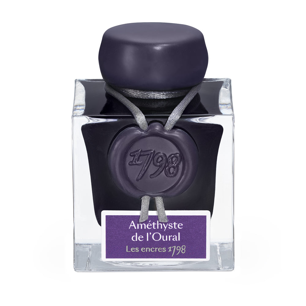 Jacques Herbin Prestige 1798 Writing Ink 50 mL Amethyst de L'Oural (Amethyst Purple)