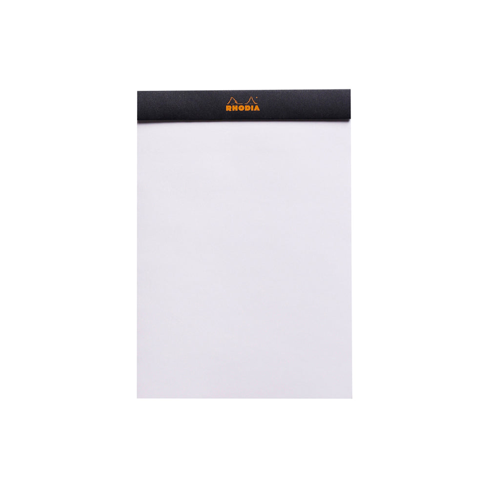 Rhodia No. 16 Top Stapled Notepad A5 Blank Black