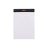 Rhodia No. 16 Top Stapled Notepad A5 Blank Black