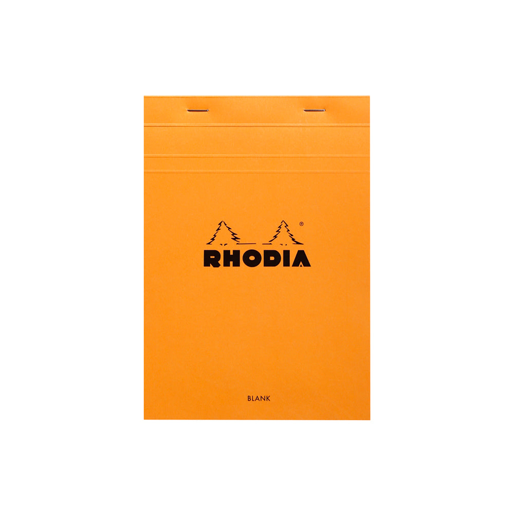 Rhodia No. 16 Top Stapled Notepad A5 Blank Orange