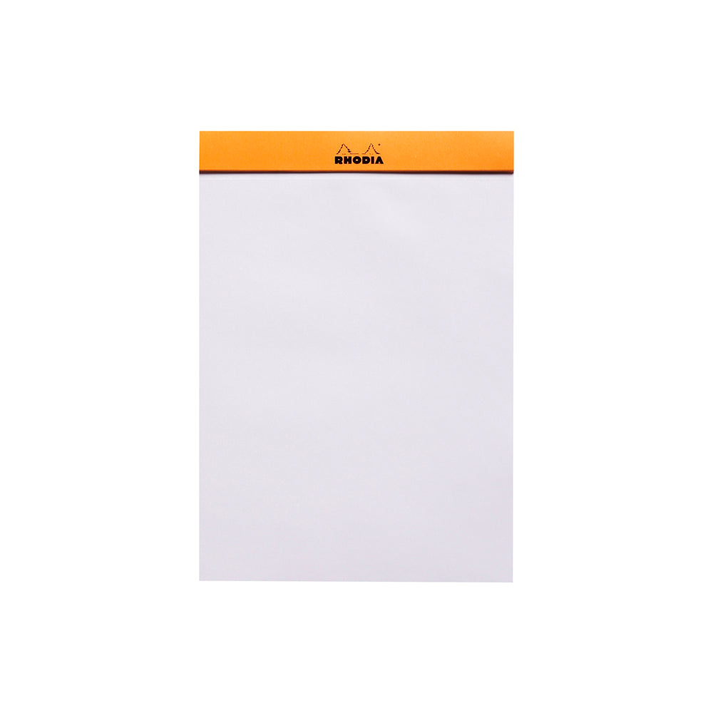 Rhodia No. 16 Top Stapled Notepad A5 Blank Orange