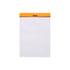 Rhodia No. 16 Top Stapled Notepad A5 Blank Orange