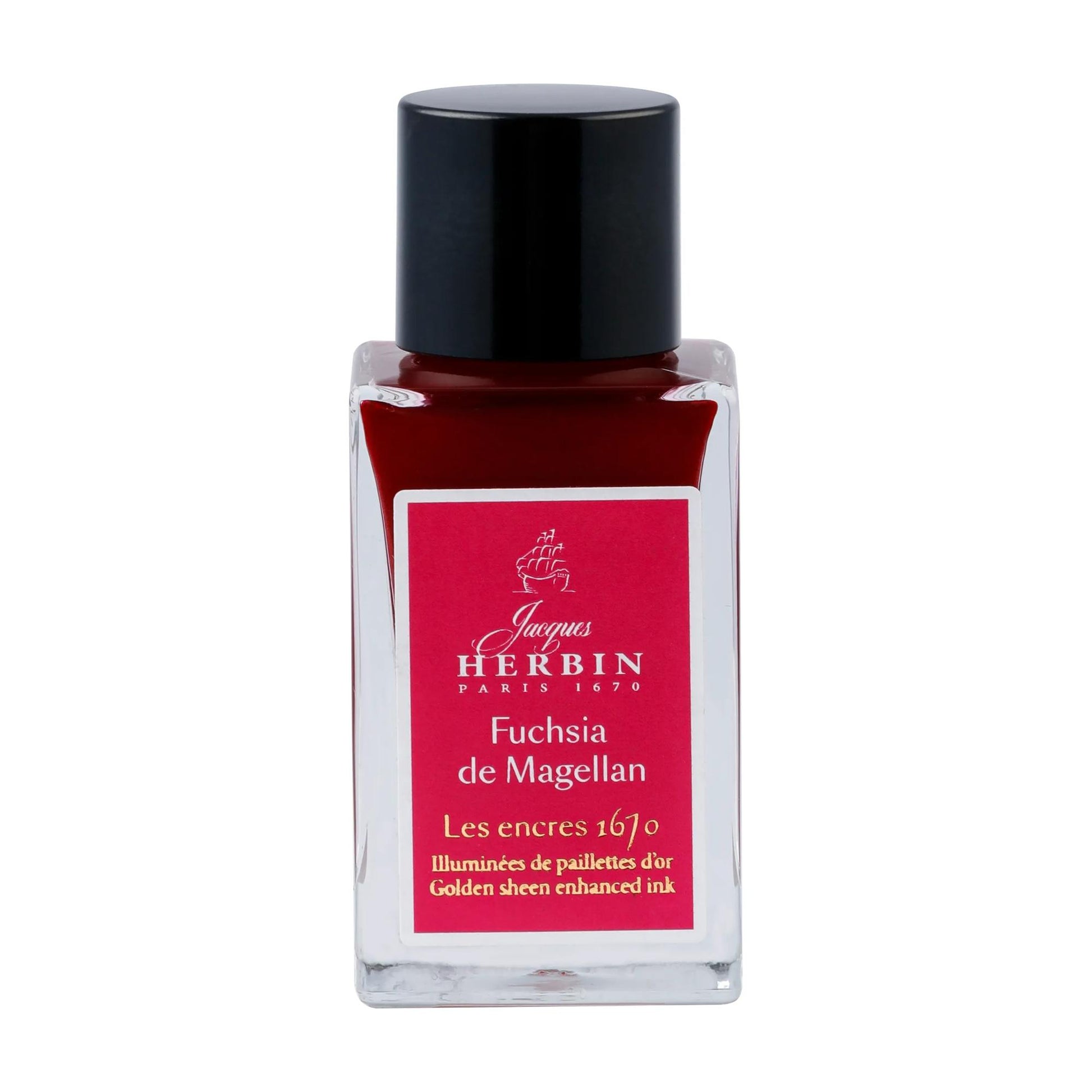 Jacques Herbin Prestige 1670 Writing Ink 15 mL Fuchsia de Magellan