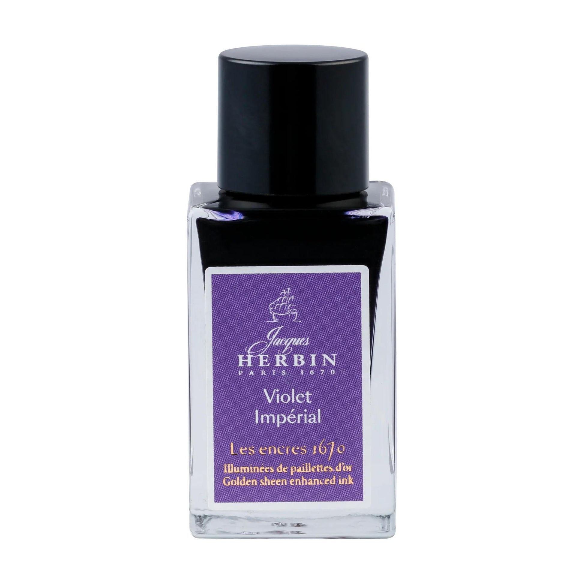 Jacques Herbin Prestige 1670 Writing Ink 15 mL Imperial Violet