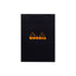 Rhodia No. 16 Top Stapled Notepad A5 Grid Black