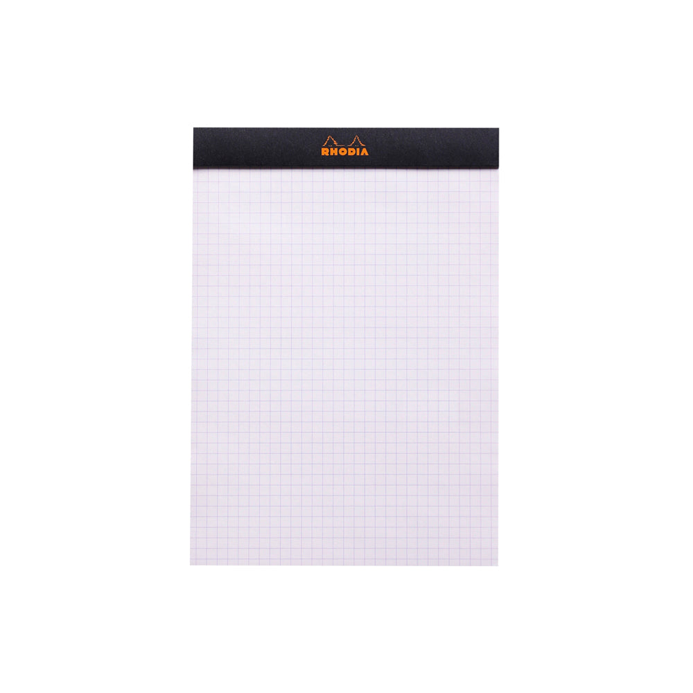 Rhodia No. 16 Top Stapled Notepad A5 Grid Black