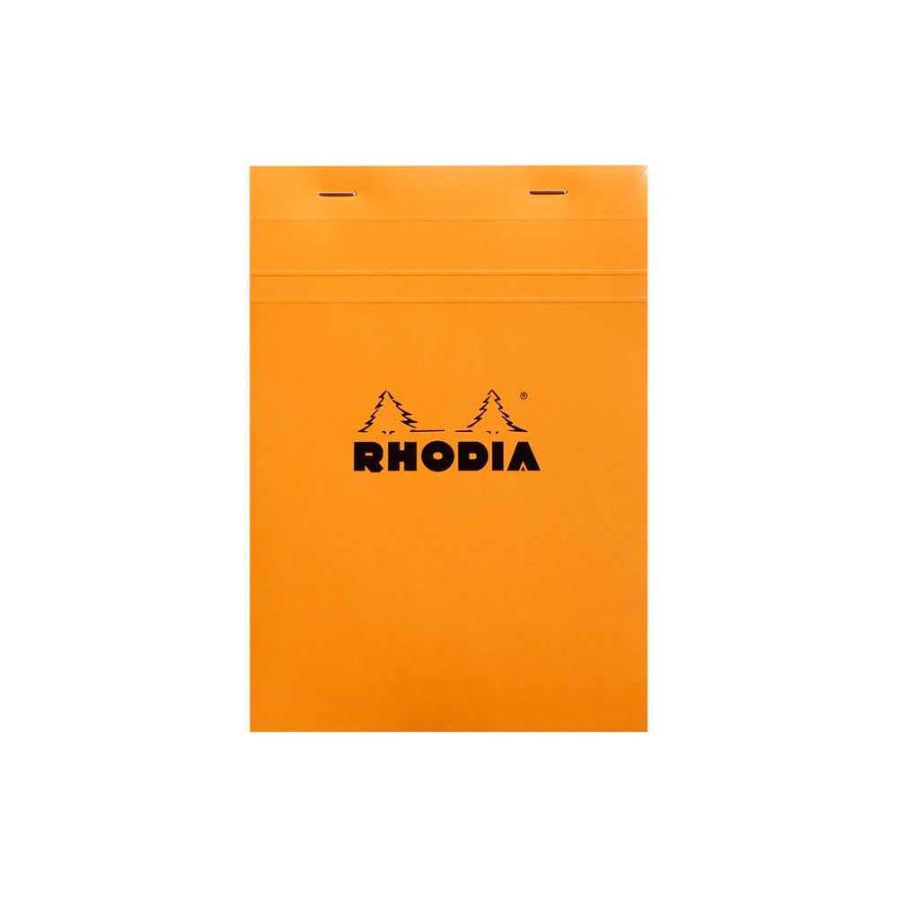 Rhodia No. 16 Top Stapled Notepad A5 Grid Orange