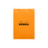 Rhodia No. 16 Top Stapled Notepad A5 Grid Orange