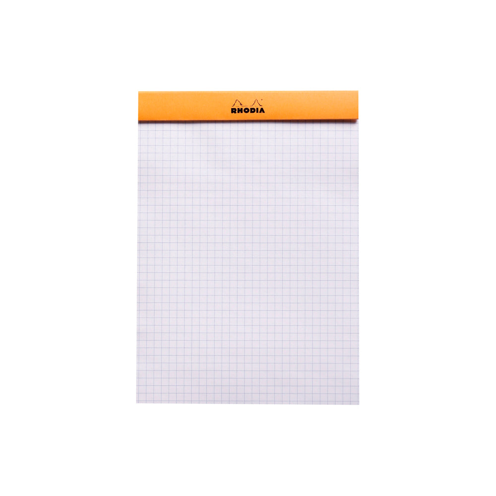 Rhodia No. 16 Top Stapled Notepad A5 Grid Orange