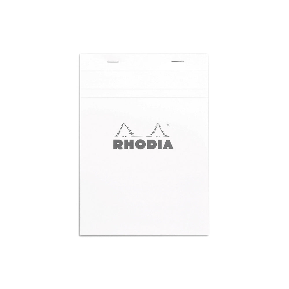 Rhodia No. 16 Top Stapled Notepad A5 Grid White