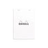 Rhodia No. 16 Top Stapled Notepad A5 Grid White