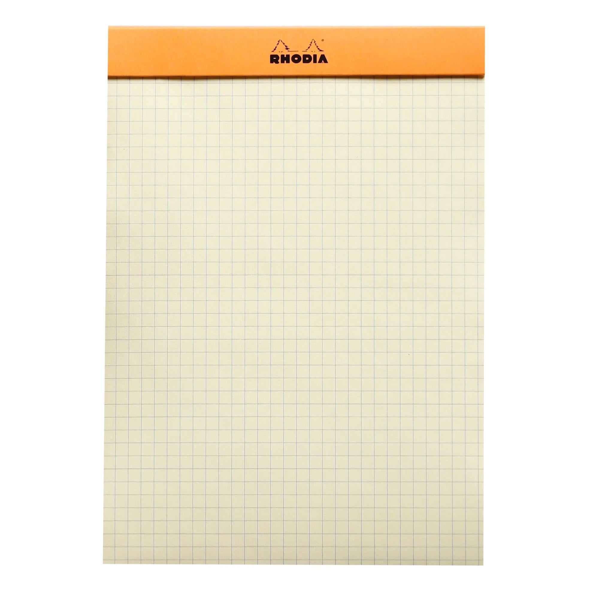 Rhodia No. 16 Top Stapled Legal Pad A5 Lined Orange